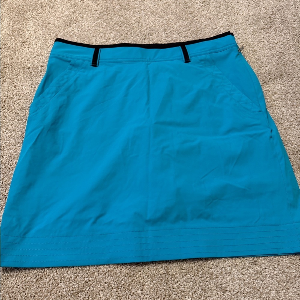 Lauren Ralph Golf Pickleball Skort Lined/Pockets Womens Size 10 Teal Blue NWT